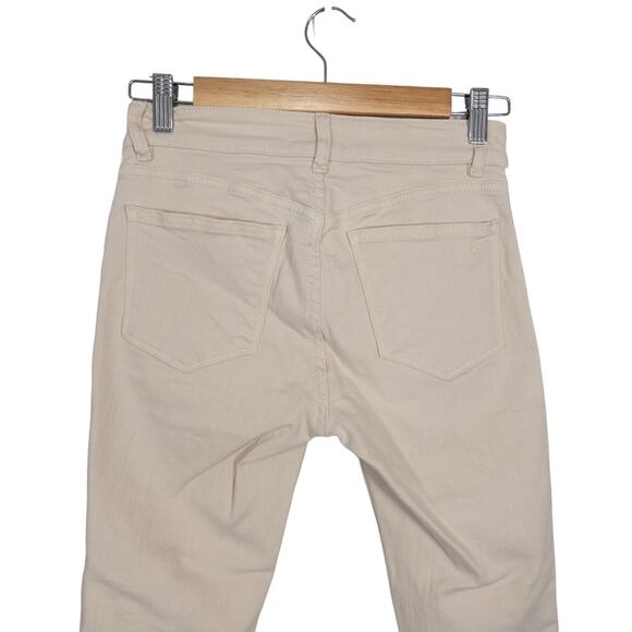 DL1961 Florence Cropped Sheridan Tuxedo Jeans Mid Rise Instasculpt - Picture 13 of 15